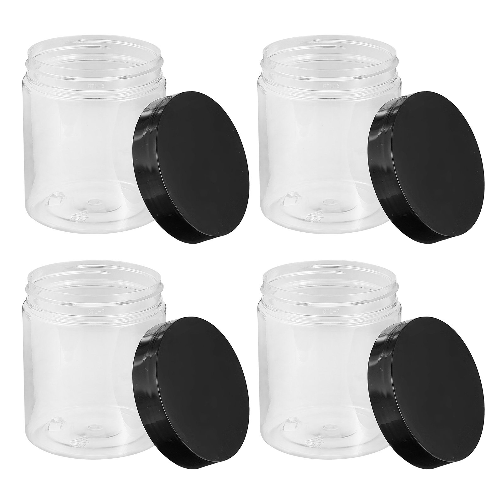 Food Storage Plastic Container - 12 sztuk przezroczystych plastikowych pojemników do