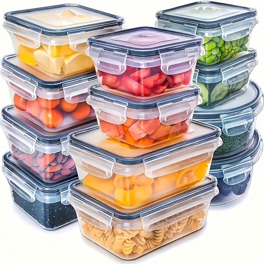 Storage Food Prep - 24-częściowy zestaw pojemników na żywność do