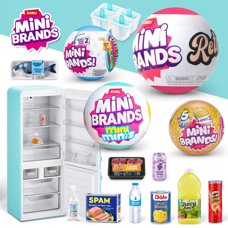 Food Storage Kits - ZURU MINI BRANDS Realistyczny Miniaturowy Zestaw