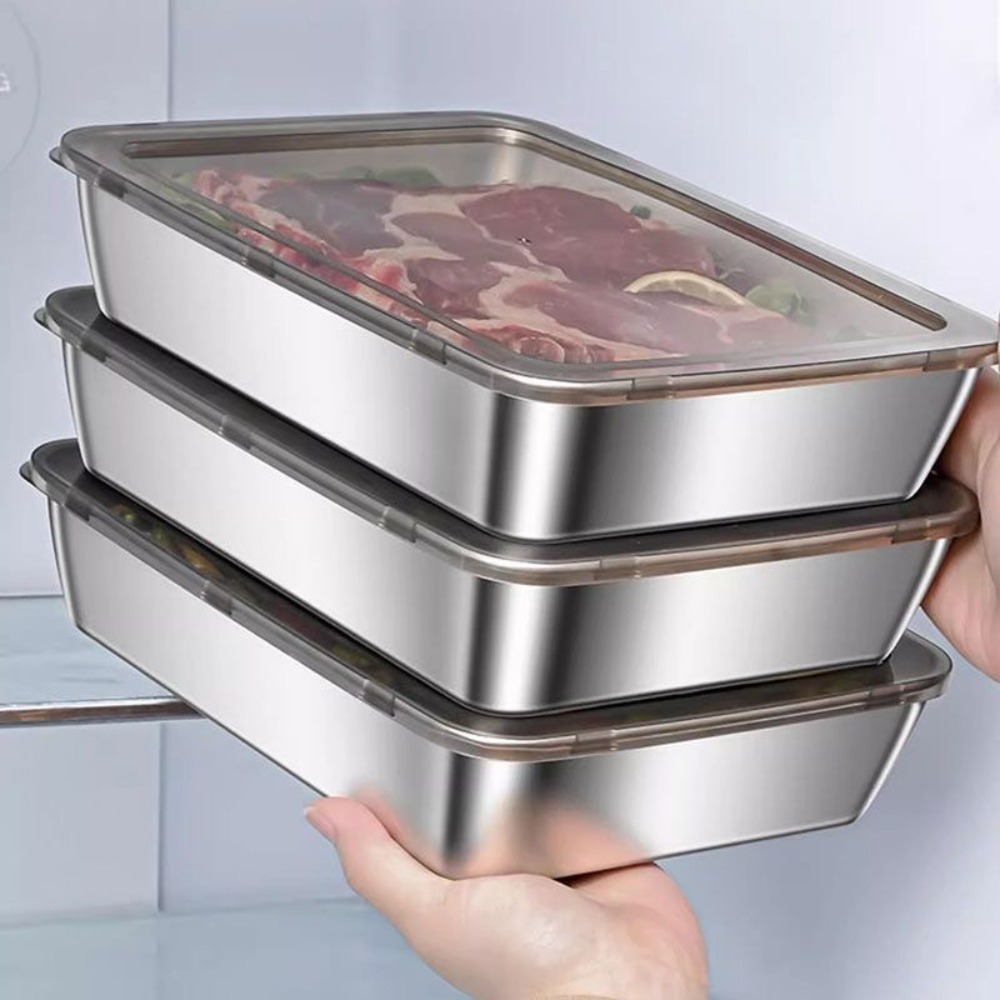 Food Storage With Colander - Taca do serwowania z pokrywką ze