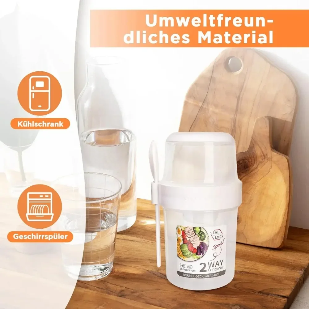 Food Storage Kits - Zestaw pojemników na śniadanie: kubeczki na