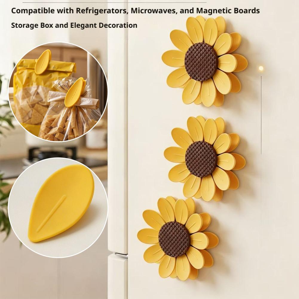 Food Storage Notes - 10 szt. Urocze magnetyczne klipsy do