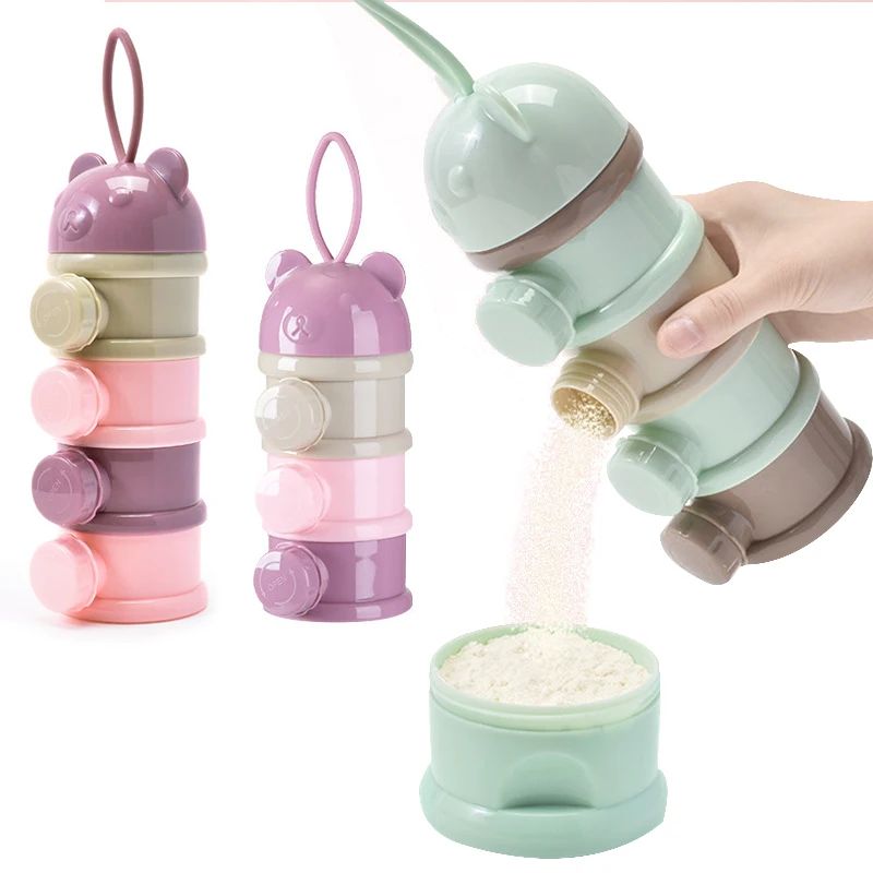 Food Storage Dispenser - 3/4-warstwowy przenośny pojemnik na jedzenie dla