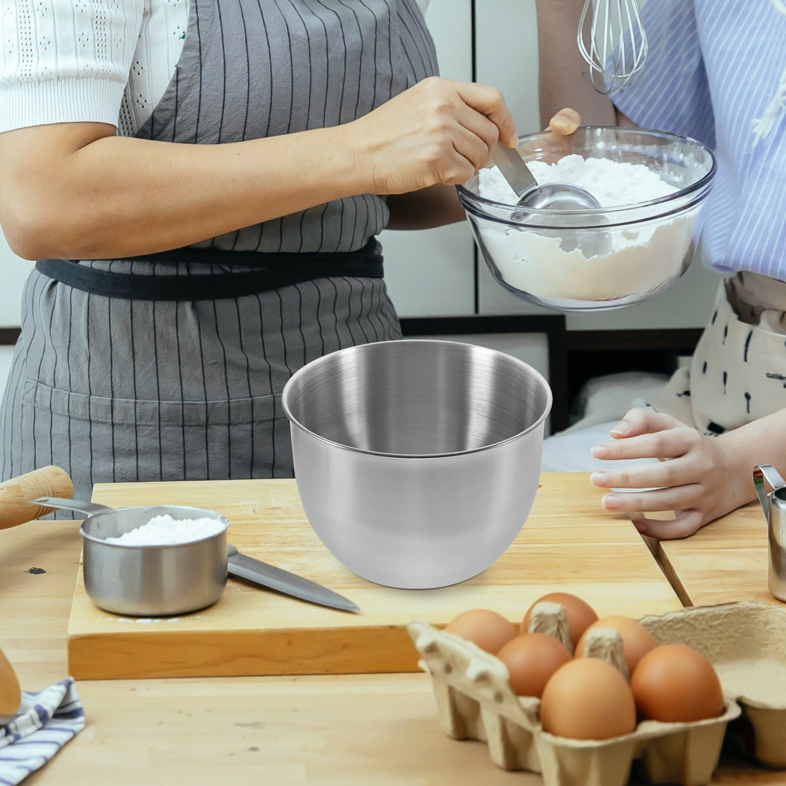 Storage Food Prep - Głęboka miska ze stali nierdzewnej, gruba
