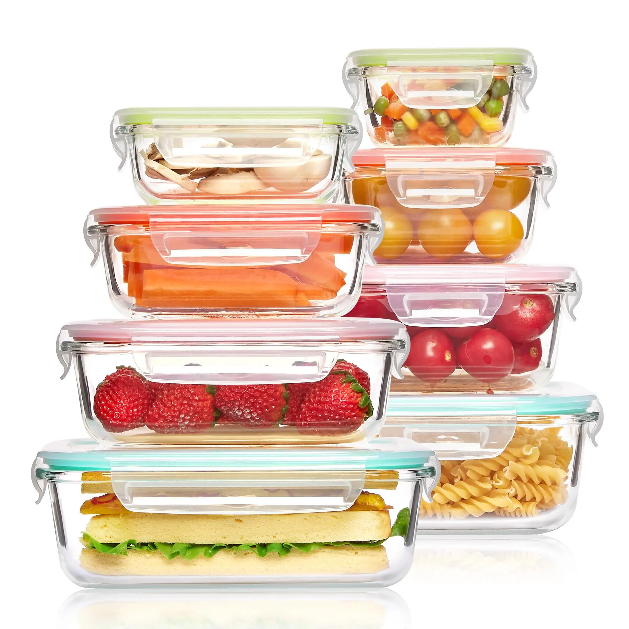 Storage Food Prep - Szklane pudełko na lunch Pojemniki do