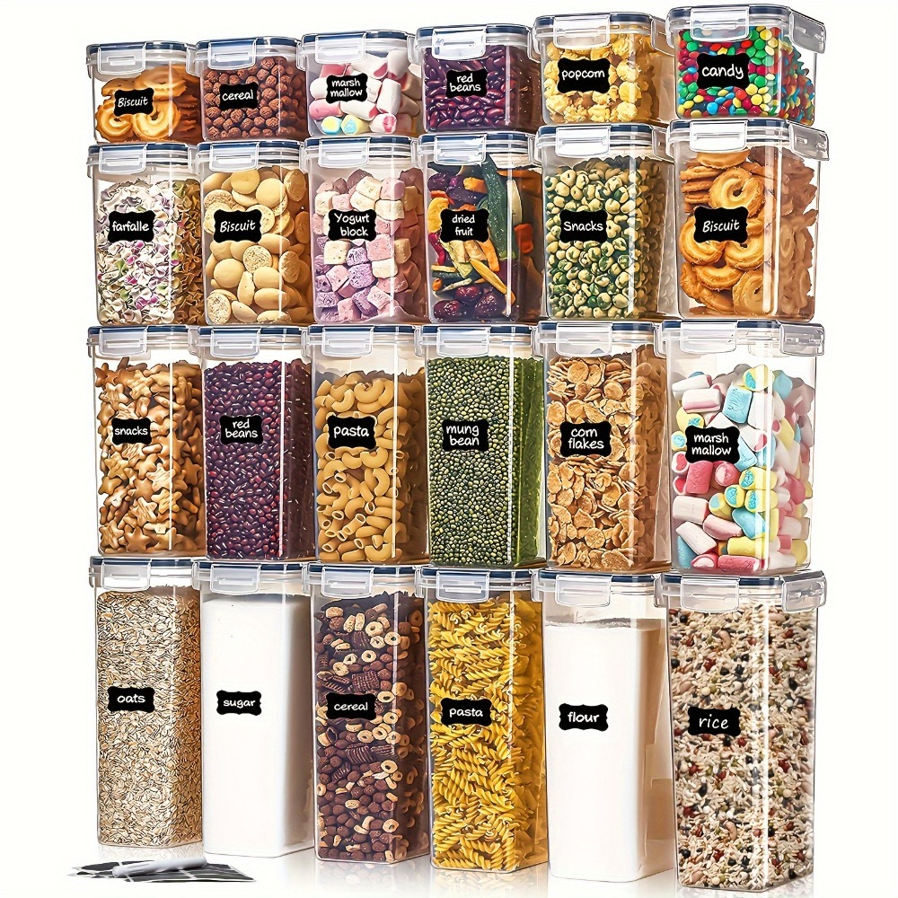 24 szt. Pojemniki do przechowy – Food Storage With Colander recenzja i cena