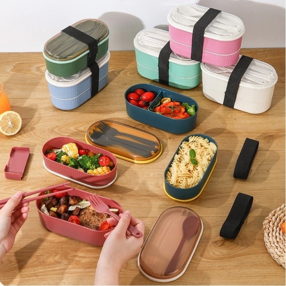 Przenośny dwuwarstwowy pojemni – Food Storage Kits recenzja i cena