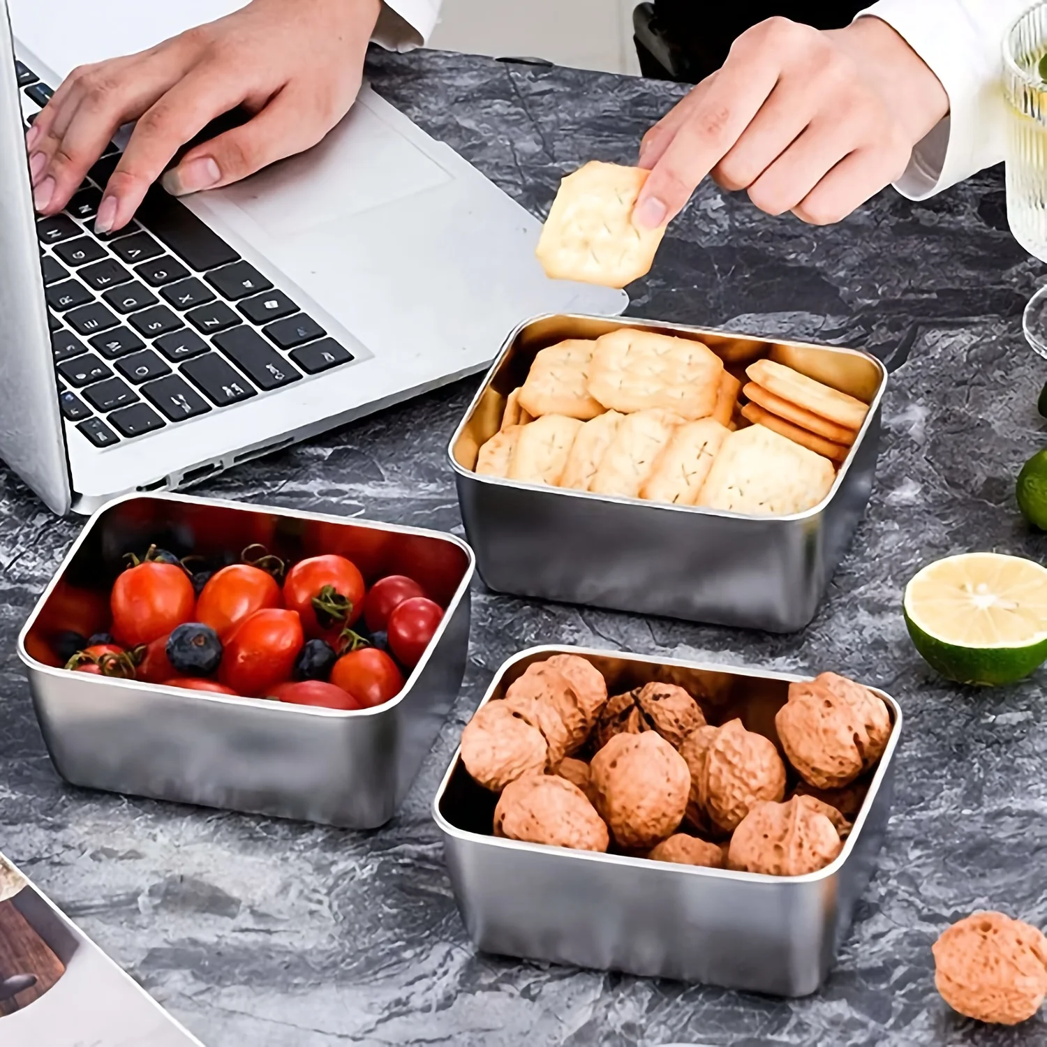 Zestaw pojemników na żywność z – Food Storage Aluminum recenzja i cena