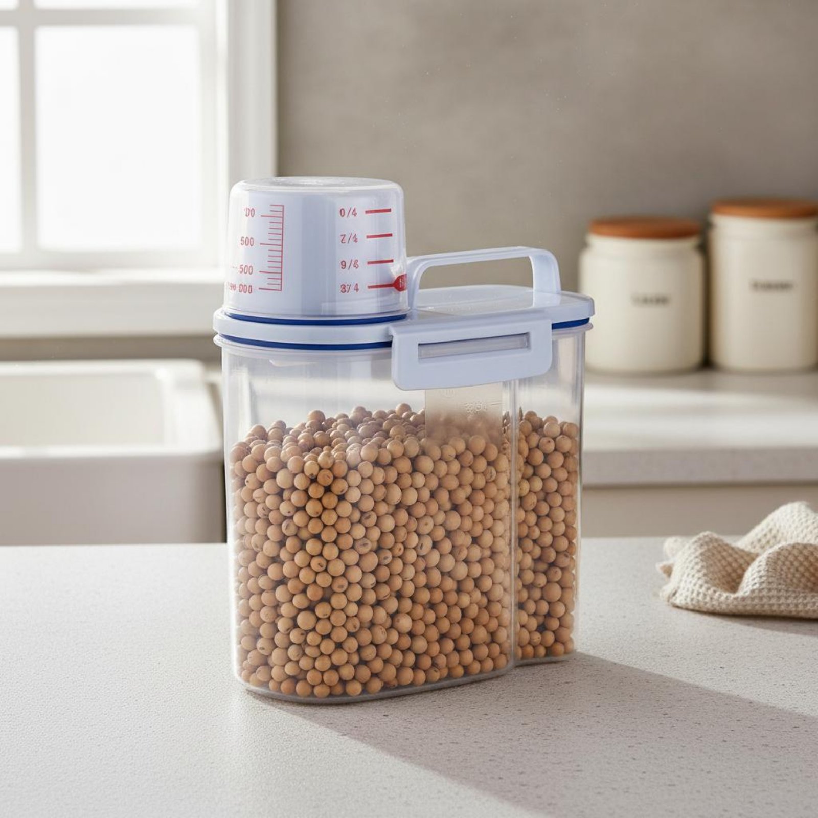 Pojemnik na ryż, bezpieczny do – Food Storage Dispenser recenzja i cena