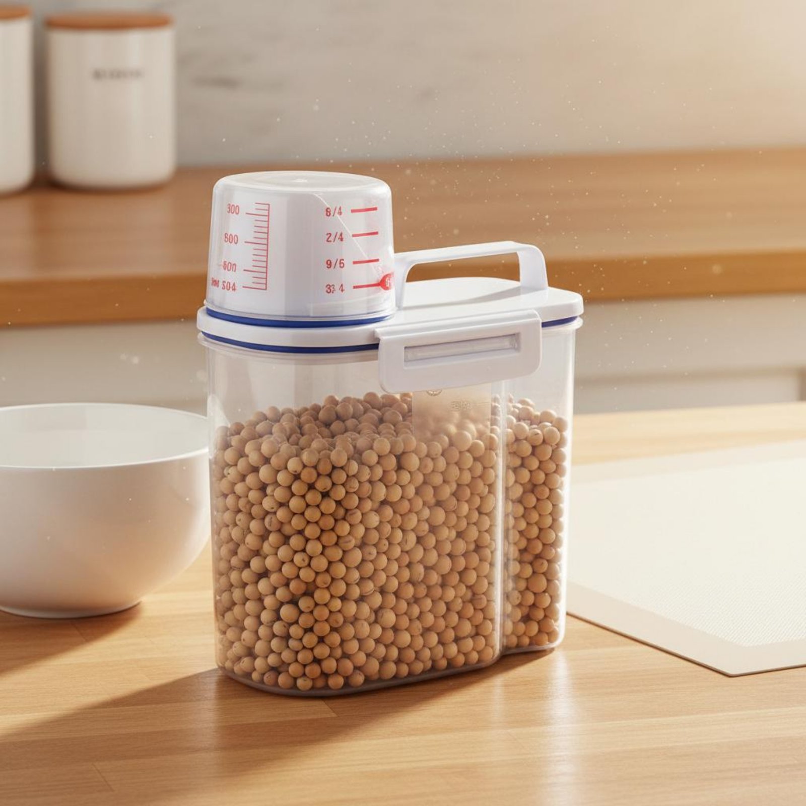 Pojemnik na ryż, bezpieczny do – Food Storage Dispenser recenzja i cena