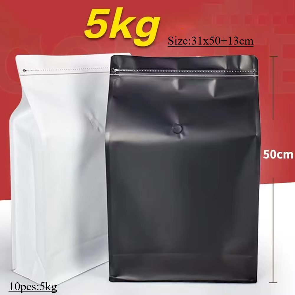 10szt 5kg Ziplock Coffee Bean  – Food Storage Aluminum recenzja i cena