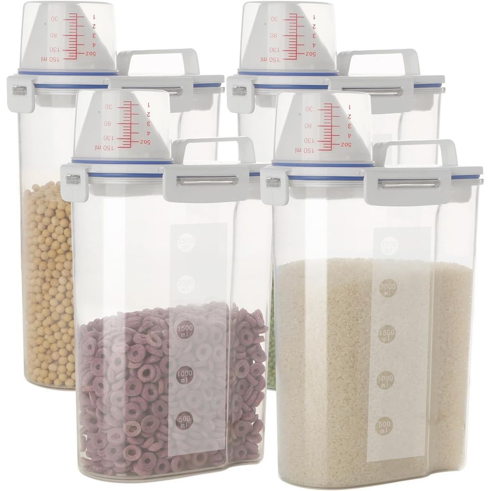 Zestaw 4 szczelnych pojemników – Food Storage Dispenser recenzja i cena