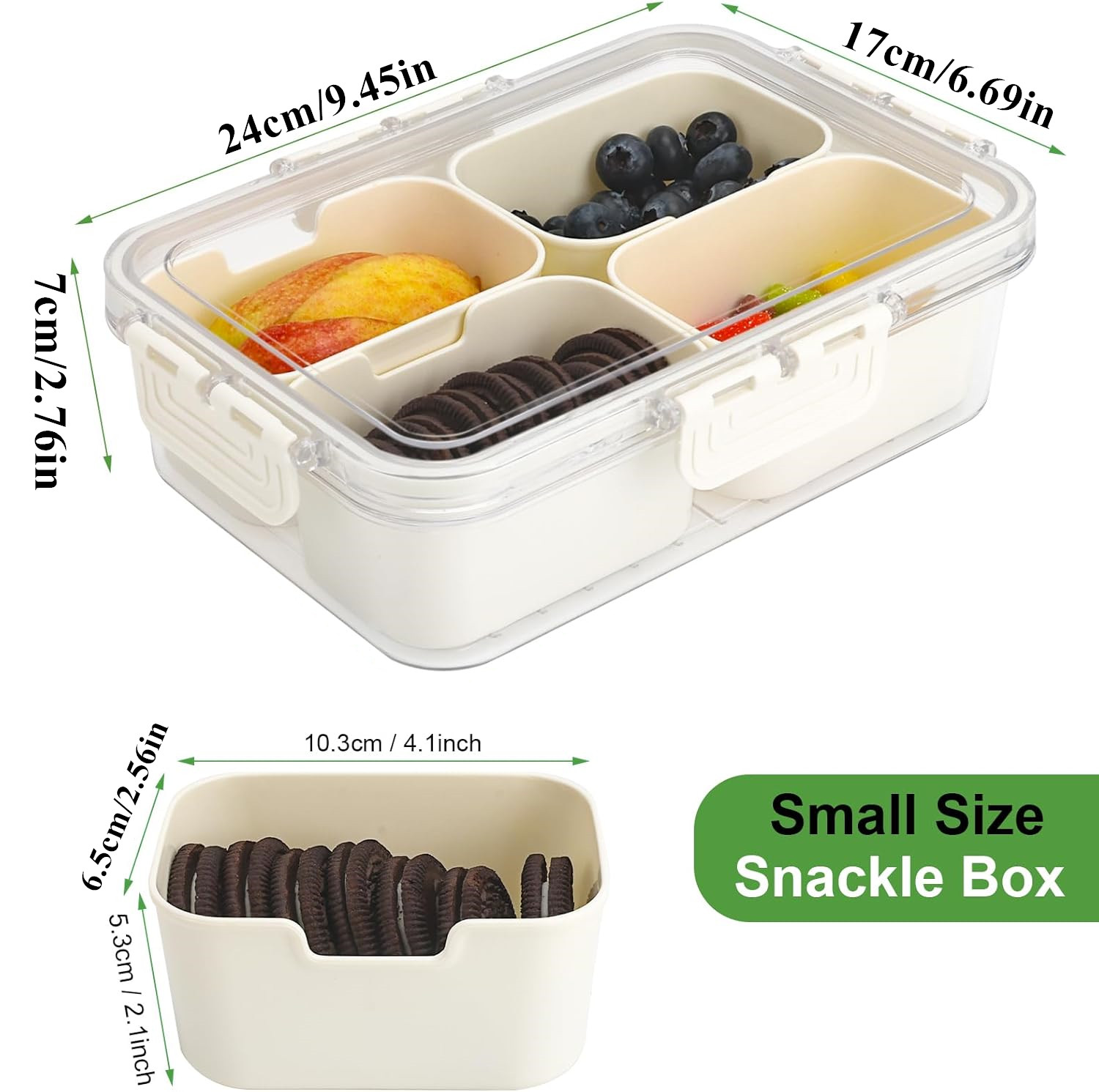 Przenośny pojemnik na żywność, – Food Storage With Colander recenzja i cena