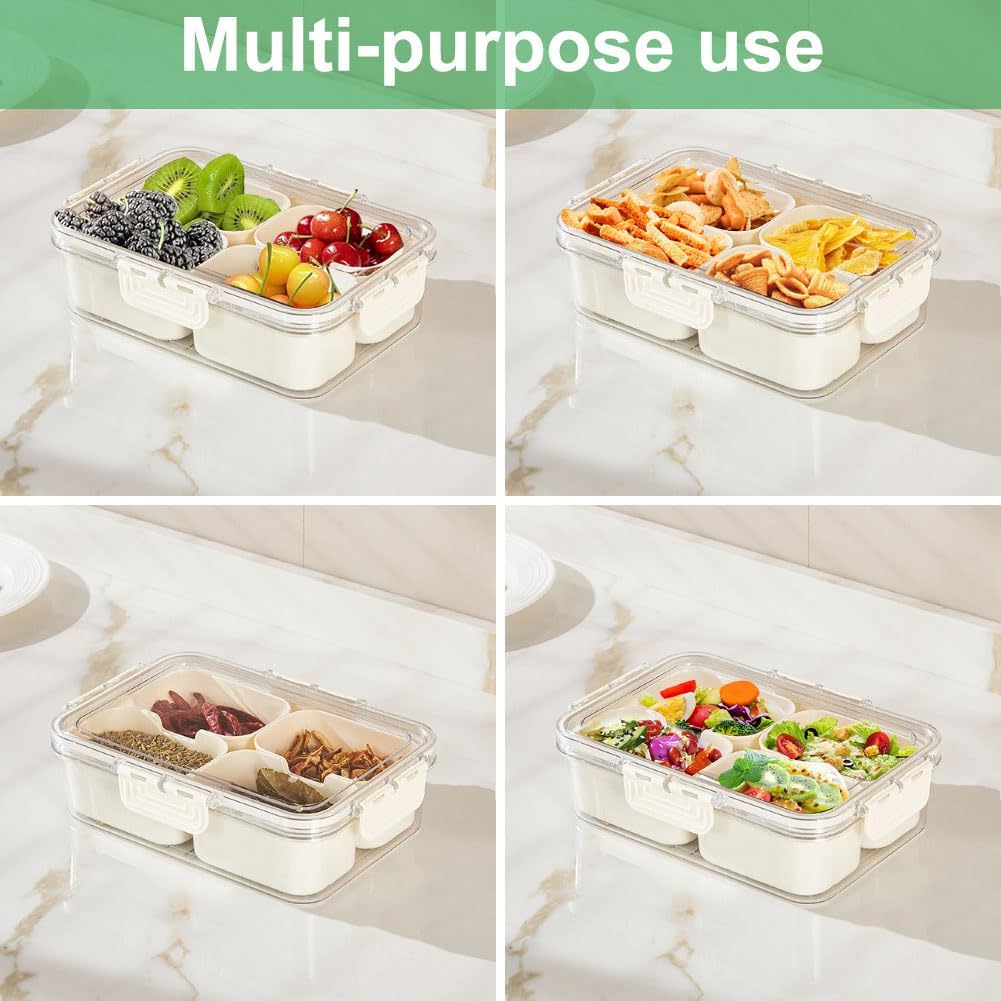 Przenośny pojemnik na żywność, – Food Storage With Colander recenzja i cena