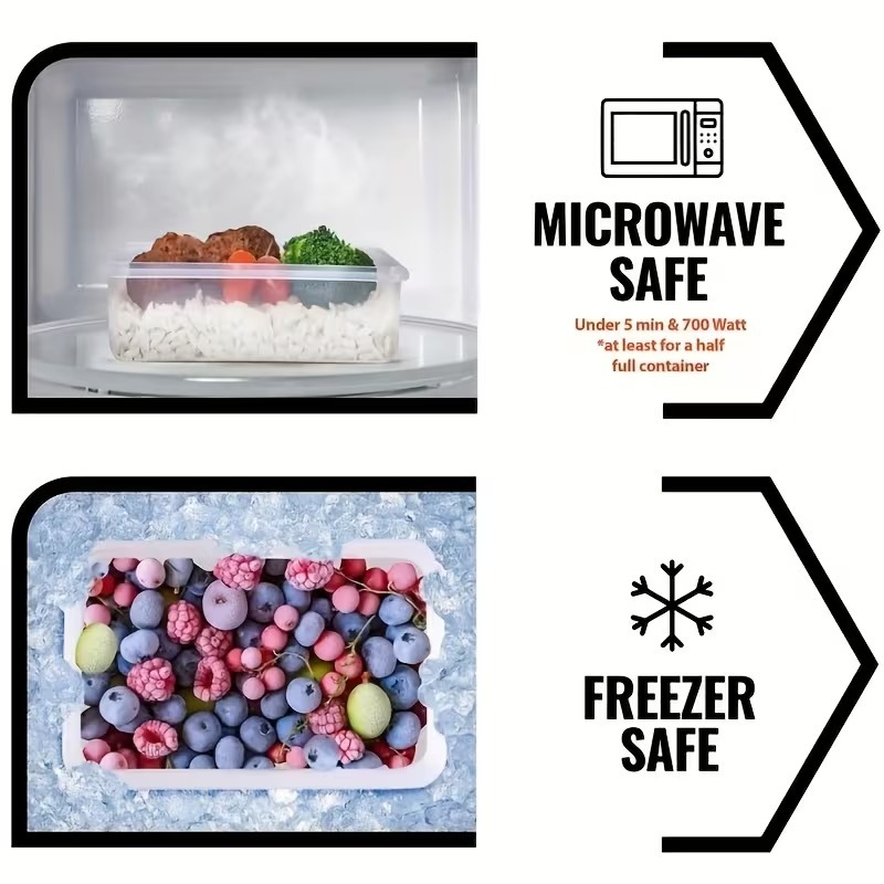 4-częściowy zestaw przezroczys – Food Storage With Colander recenzja i cena