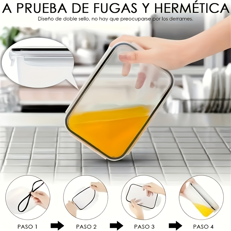 Zestaw 8 sztuk zawiera 4 pojem – Food Storage With Colander recenzja i cena