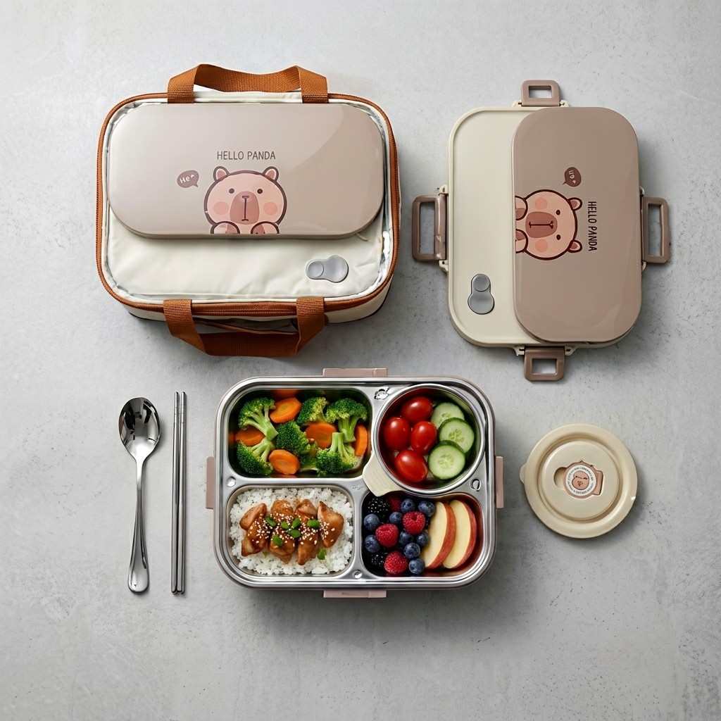 Zestaw pojemników na lunch ze  – Food Storage Kits recenzja i cena