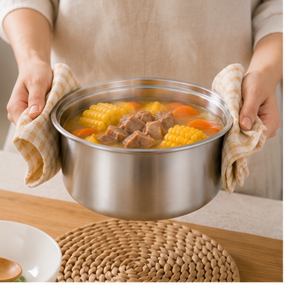 Miska ze stali nierdzewnej 304 – Food Storage With Colander recenzja i cena