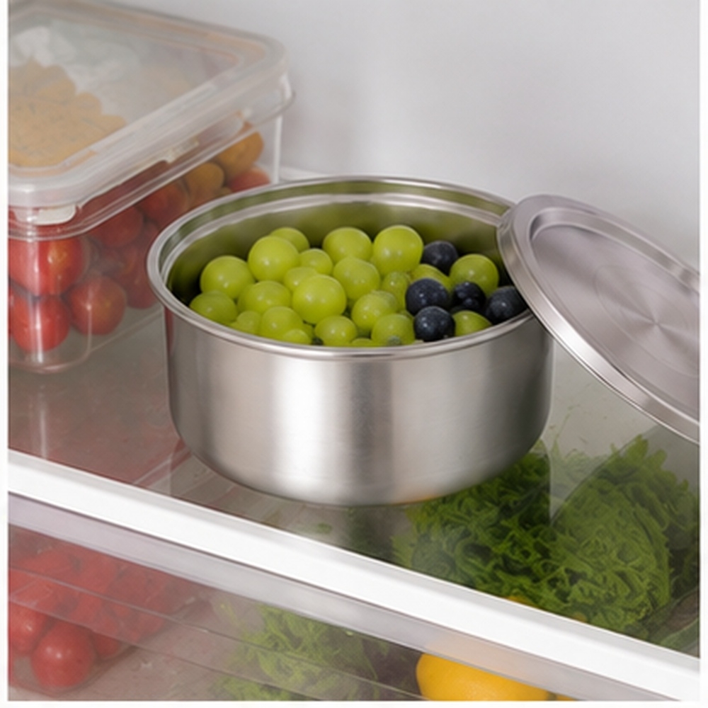 Miska ze stali nierdzewnej 304 – Food Storage With Colander recenzja i cena