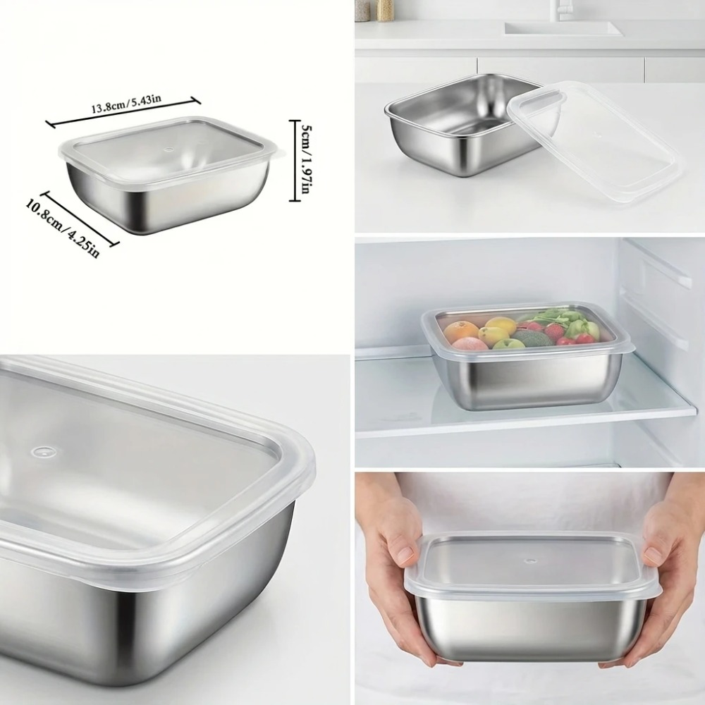 6 SZT. Pojemników na żywność z – Food Storage Containers Set recenzja i cena
