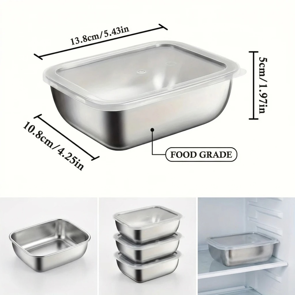 6 SZT. Pojemników na żywność z – Food Storage Containers Set recenzja i cena
