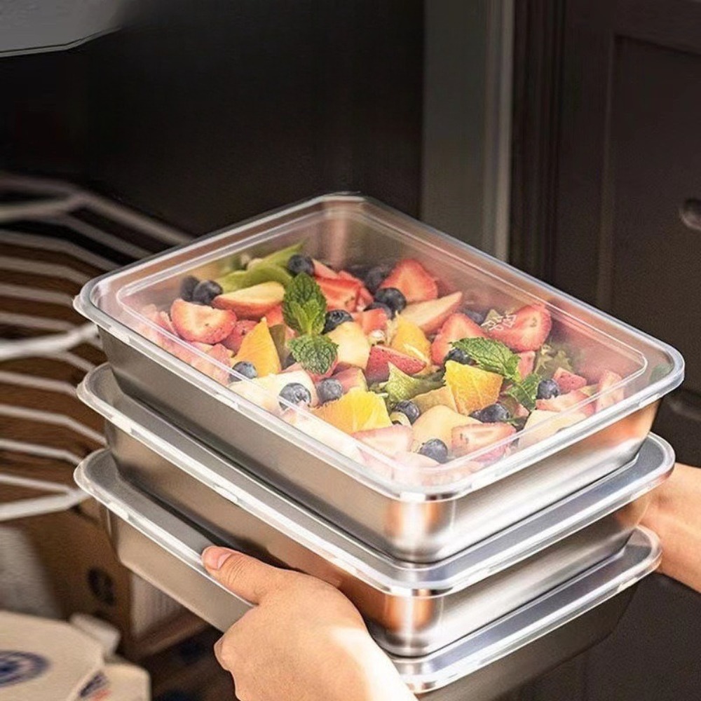 Taca do serwowania z pokrywką  – Food Storage With Colander recenzja i cena