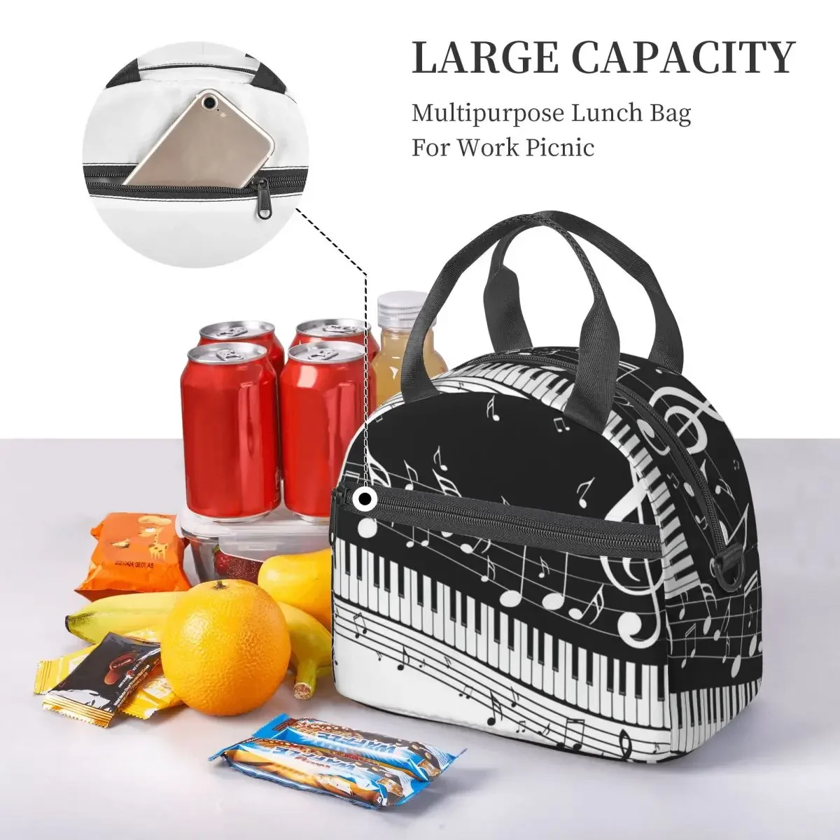 Abstrakcyjne klawisze fortepia – Food Storage Notes recenzja i cena