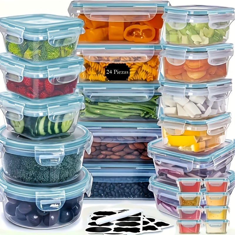 48-częściowy zestaw pojemników – Food Storage With Colander recenzja i cena
