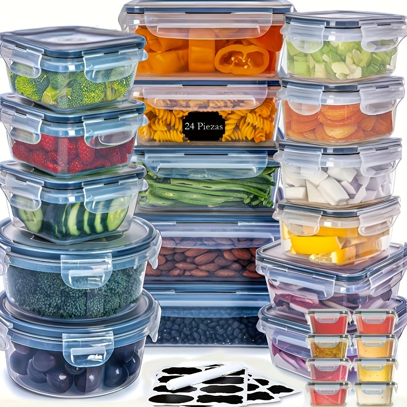 48-częściowy zestaw pojemników – Food Storage With Colander recenzja i cena