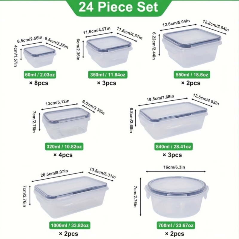 48-częściowy zestaw pojemników – Food Storage With Colander recenzja i cena