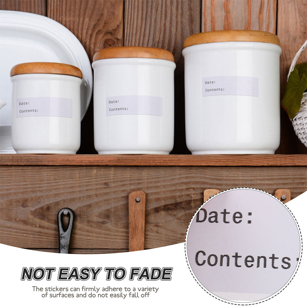 1 rolka pustych naklejek na ży – Food Storage Notes recenzja i cena